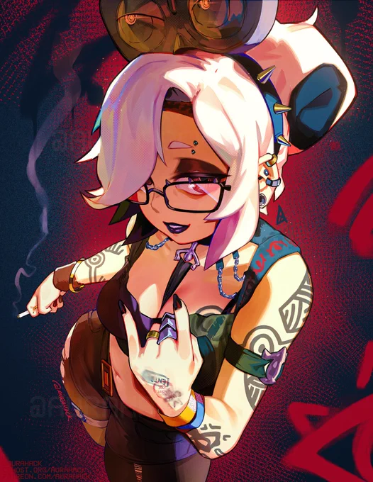  Check it!   chat one day mentioned purah as a metalhead and the idea never left my brain and now here we are #TearsOfTheKingdom #ゼルダの伝説