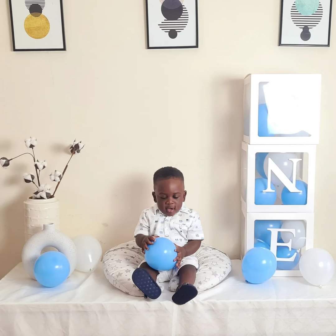 Our son is ONE today! We thank God for your life. You are an awesome boy and the best gift we could ever ask for. Wishing you a very Happy 1st Birthday John Micah, from Dada, Mama, family and all our loved ones. 🥳🎂 @feedemartist