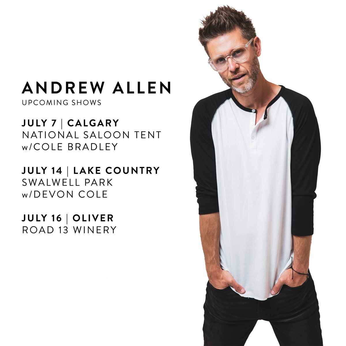 Stoked for these upcoming shows! Have a bunch of private events throughout July, but these are ones you can come to!!! DM me for the FREE TICKET LINK to the Stampede show! The other 2 are free too!!!