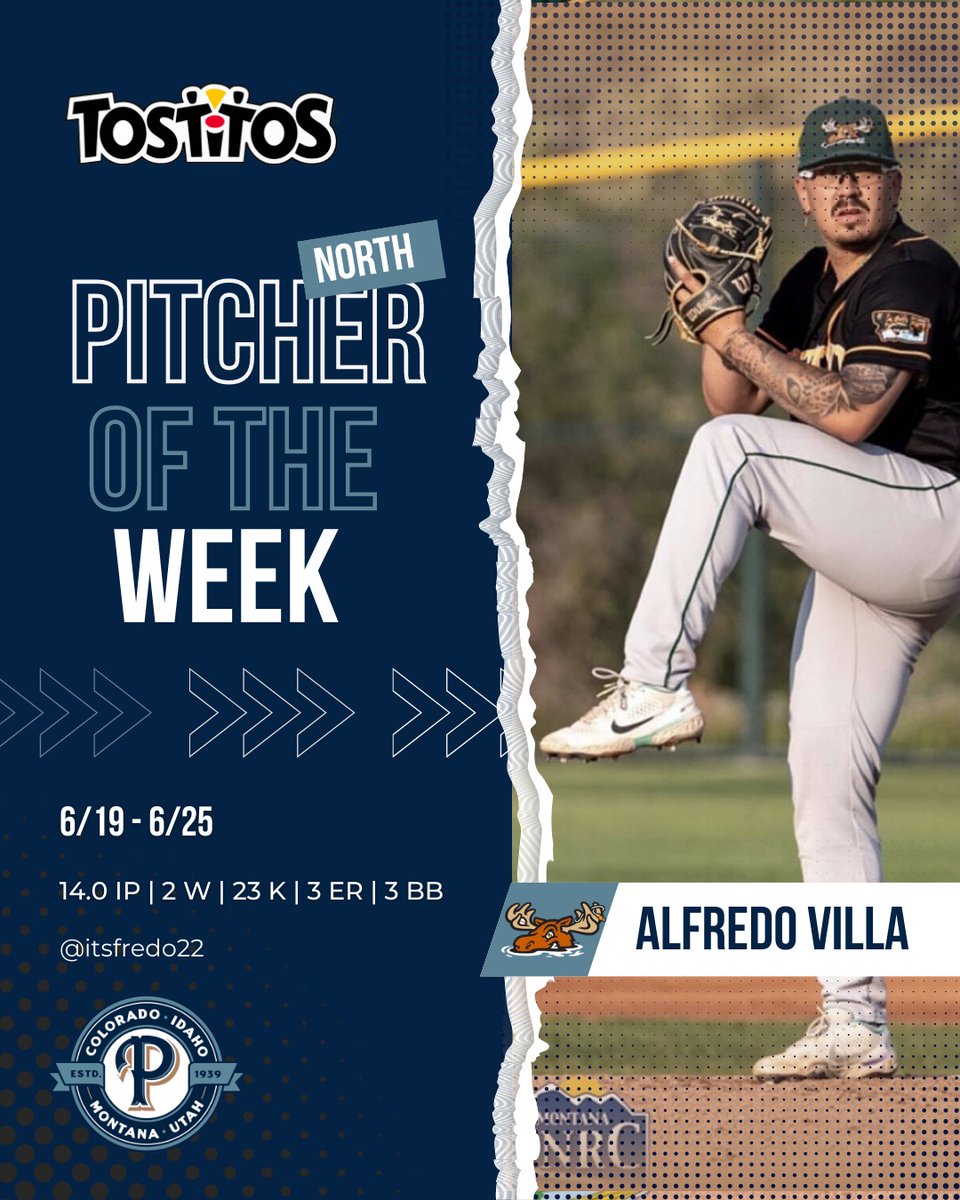 Alfredo Villa (<a href="/itsfredo22/">Alfredo V</a>) was dominant in both of his outings last week, striking out a combined 23 batters and allowing just three runs in 14 innings. He is our North Division Pitcher of the Week!