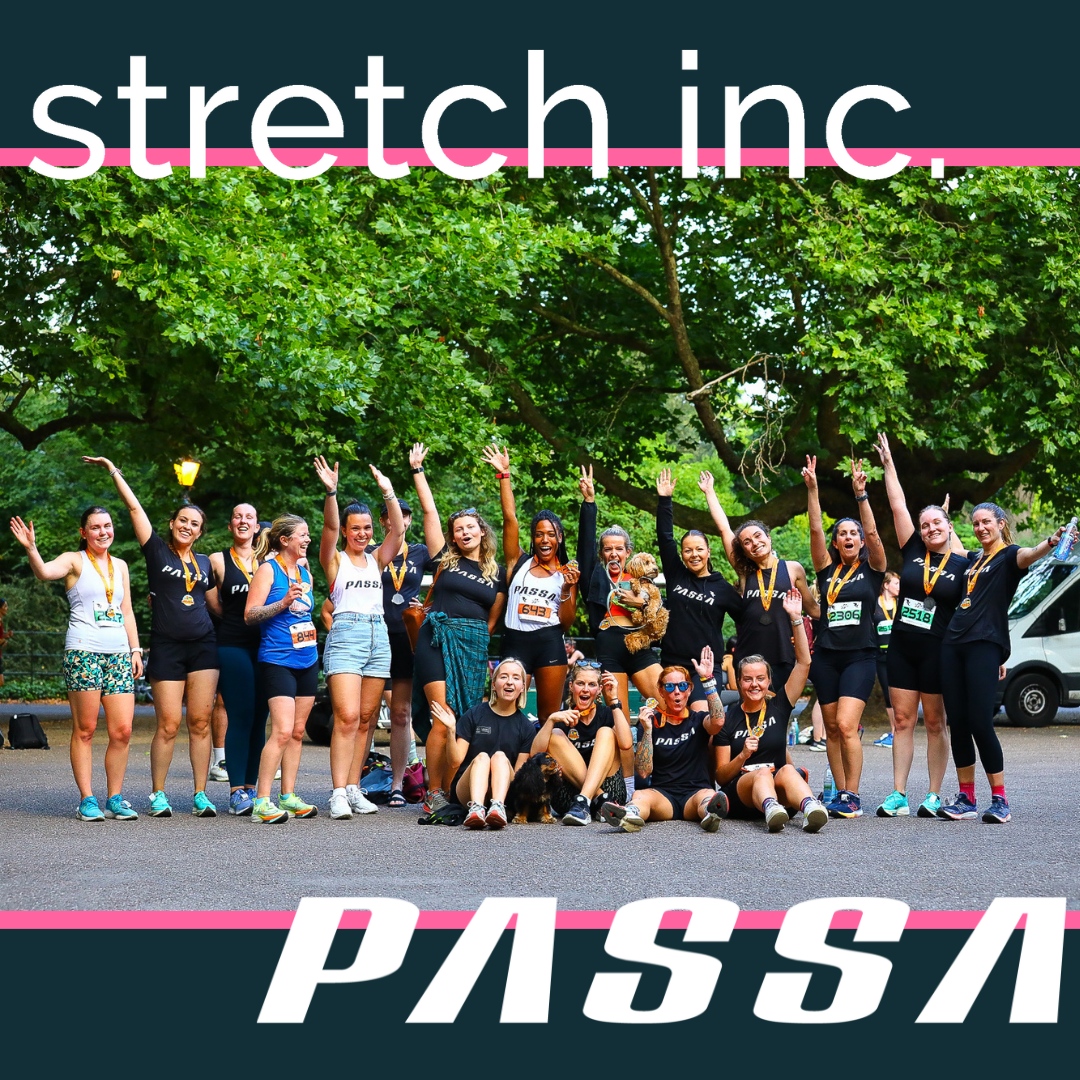 We're thrilled to announce our partnership with Passa, one of the leading UK Online Run Coaching communities for women. 🏃‍♀️ They've helped 100s of women to reach their running goals. We're excited to help their athletes take care of their bodies through stretch! 💪