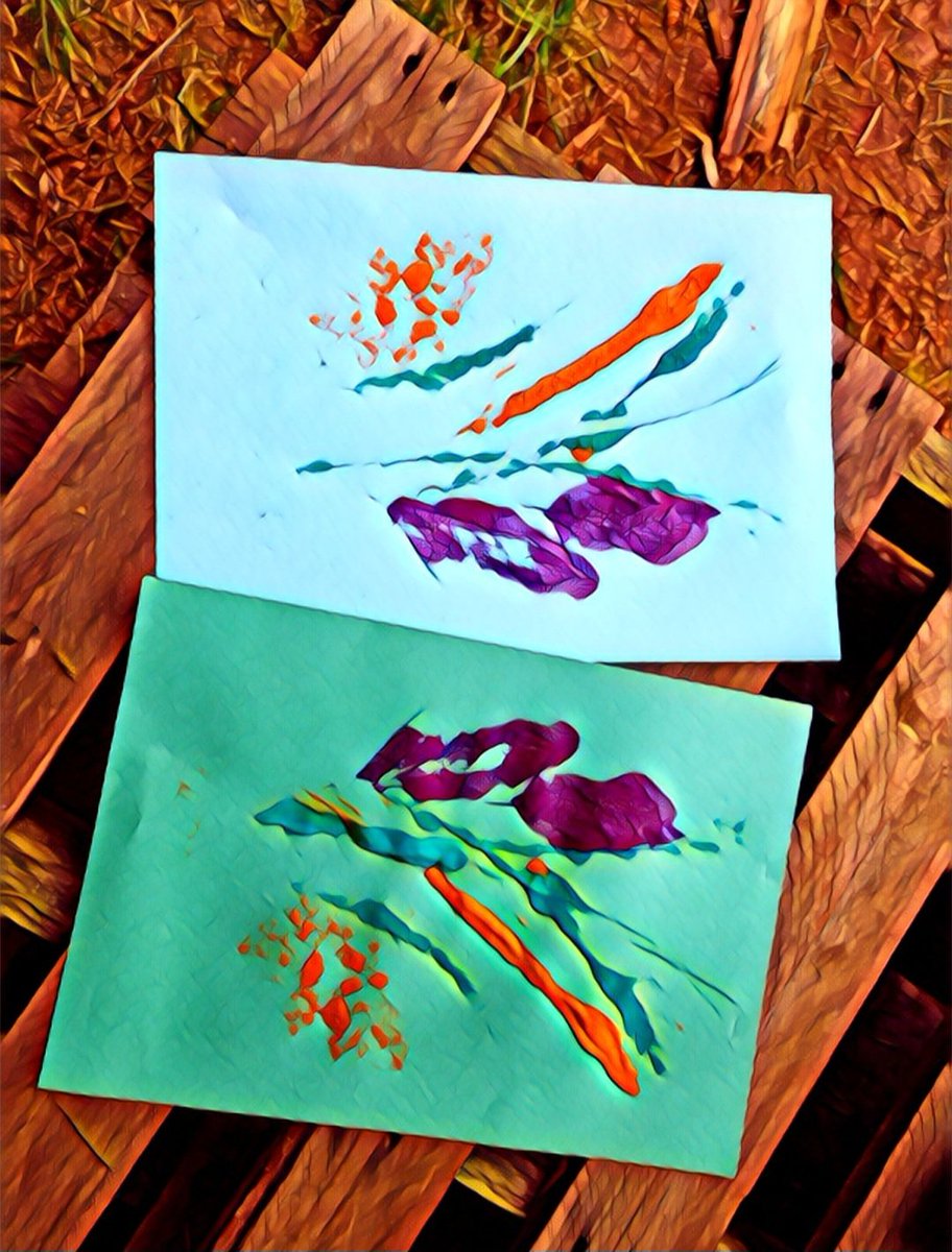 After school forest tribe
Printing with grasses
@WarberryLAP <a href="/lap/">Iced</a> <a href="/Outdoors_Group/">The Outdoors Group</a> 
Nature and art... they loved it x