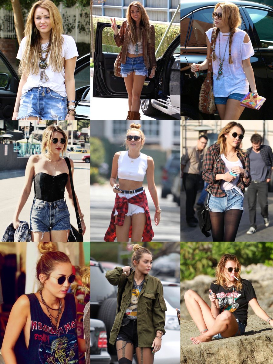 Girls didn't want boys, girls just wanted to be like miley cyrus on her tumblr era