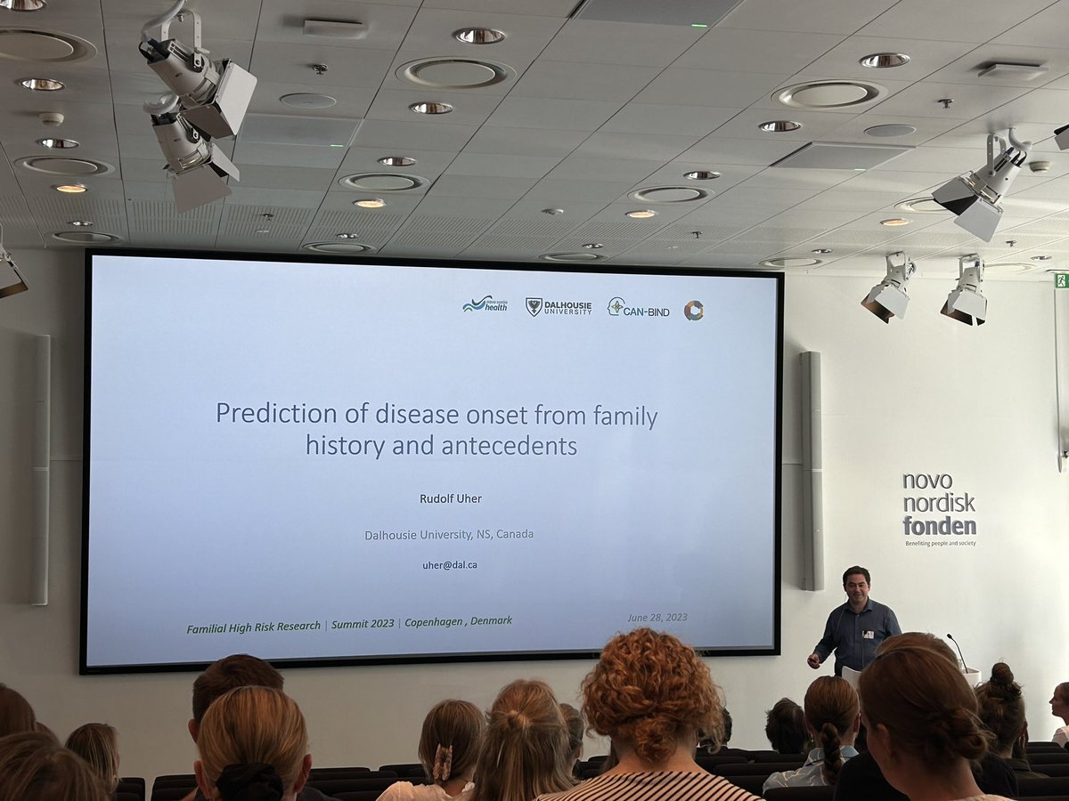 ProjectFORBOW's tweet photo. @RudolfUher sharing recent Forbow results at the Familial High Risk Research Summit in Copenhagen today. https://t.co/qIUPBgb9mW