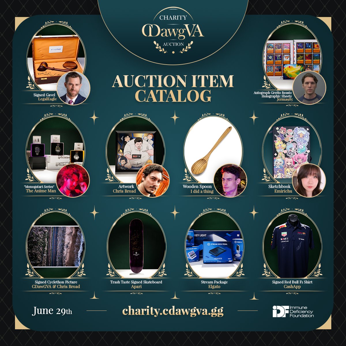 leslie on Twitter "On the way to CDawgVA's charity auction raising money for the Immune