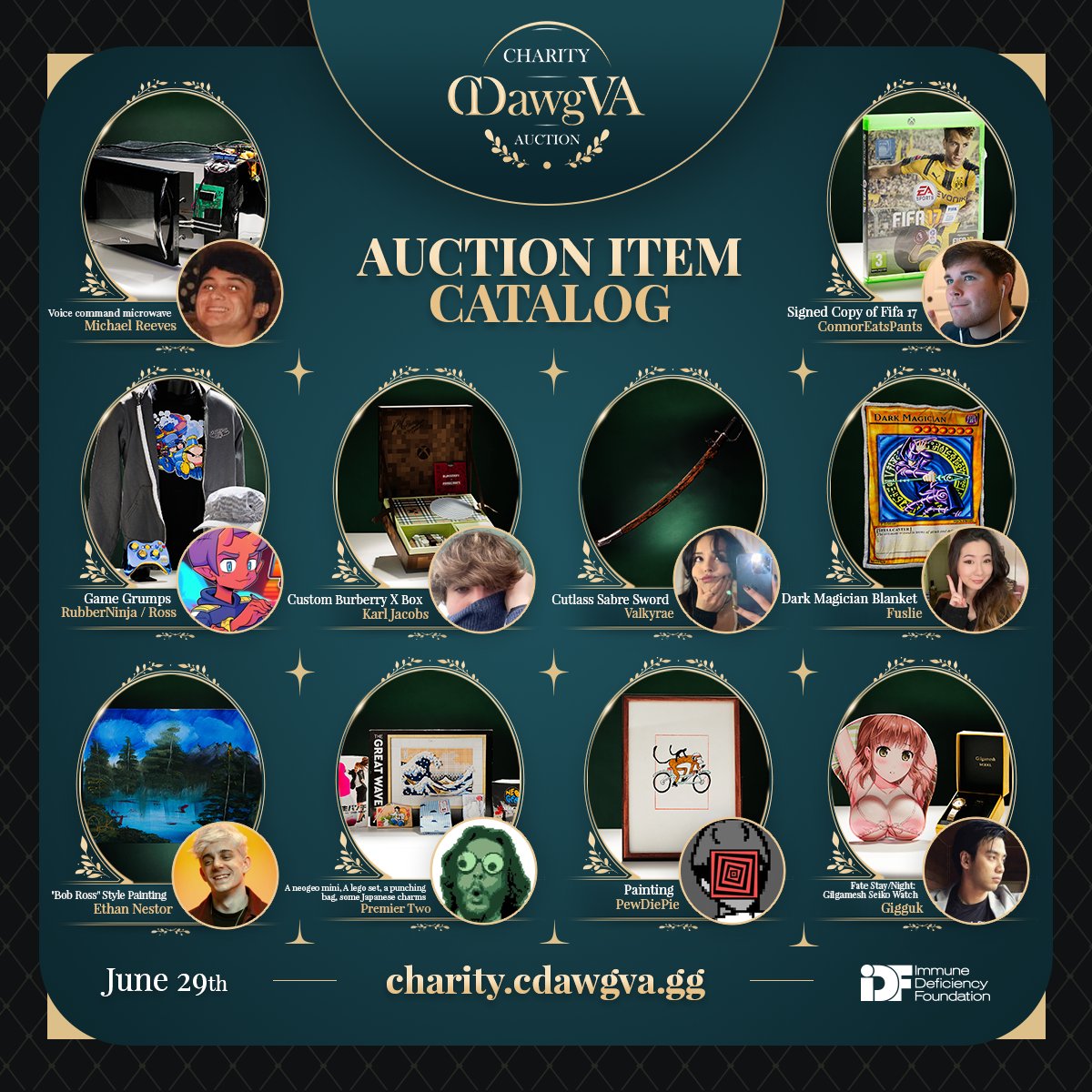 leslie on Twitter "On the way to CDawgVA's charity auction raising money for the Immune