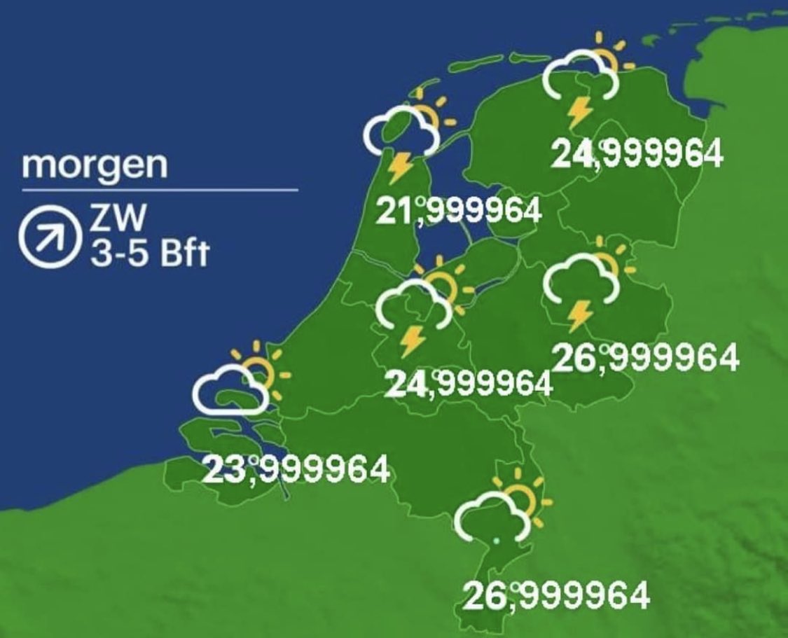 Goedenavond!
#Jetten pleit voor aanpassing weerkaart. #Kaag zeer enthousiast. 
4 nullen en dan zesendertig!

#Nieuwsuur #Omtzigt #klimaat #Kaag #Tjeerd #Rutte #marcelengijs #Marokkanen #boeren
#Paternotte #Tjeerd #Baudet #stikstof