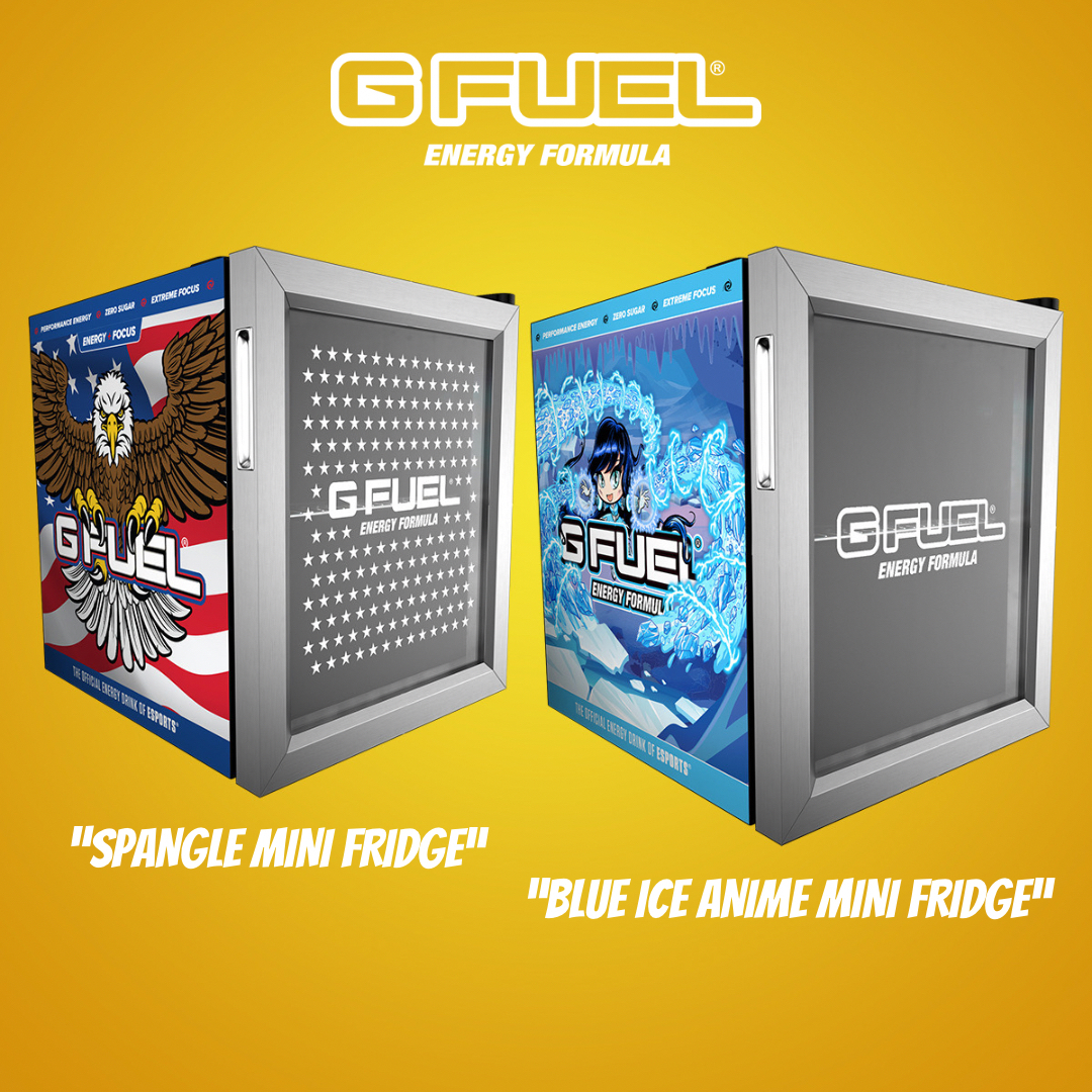 🥶 NO setup is truly complete without a #GFUEL MINI FRIDGE! Secure yours via the link below while supplies last! 💙 𝗟𝗜𝗞𝗘 + 𝗥𝗧 to win a fridge! 1 lucky winner picked on Friday! 🛍️: GFUEL.ly/mini-fridge-tw
