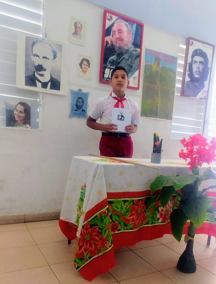 SIErnestoGueva4's tweet photo. Se realiza la exposición del Trabajo Práctico Final de Historia de Cuba en 6to grado. @DMEContre @LeticiaCalvoD @DraMaricelDME @AntoniaMondeja @YamiselCerpa @AMPPContramaest @SardinaTejeda https://t.co/wWgsZfEkcz