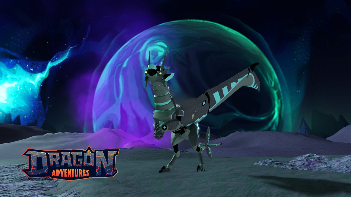 Say hello to the Cybernid and Xerthos! 🚀🌠 These two new dragons will appear at this year's Galaxy Event beginning this Friday! Sign up for the Roblox event below to be notified when the event begins! ⏰ ➡️roblox.com/events/8758736… #DragonAdventures #RobloxDev