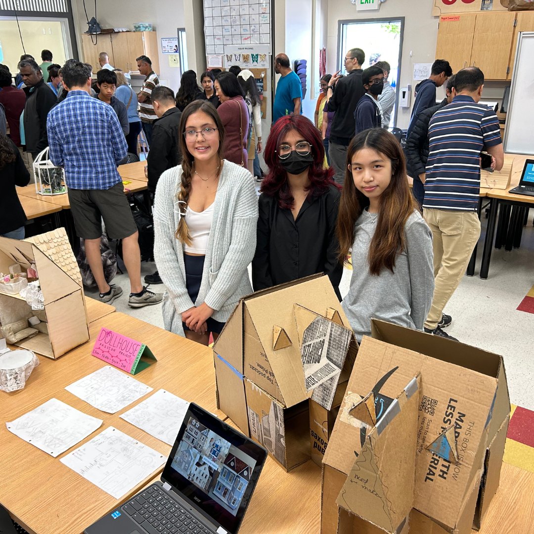 FabFndn's tweet photo. Attended the Santa Clara High School - 49ers STEM Leadership Institute End-Of-Year Symposium - truly inspiring! Talented students showcased outstanding projects. Their passion and enthusiasm were contagious! #SCHS49ersSLI #STEM #InspiringStudents @Chevron https://t.co/d5TN97f7HM