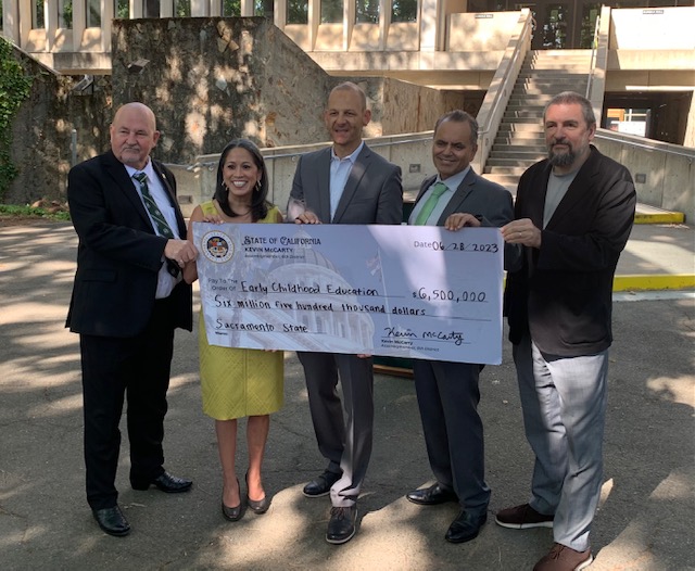 Thank you @AsmKevinMcCarty for helping us secure $6.5 million to advance our work expanding research and workforce development in #ECE - CA children deserve the best!
#caleg <a href="/sacstate/">Sacramento State</a> #earlyed