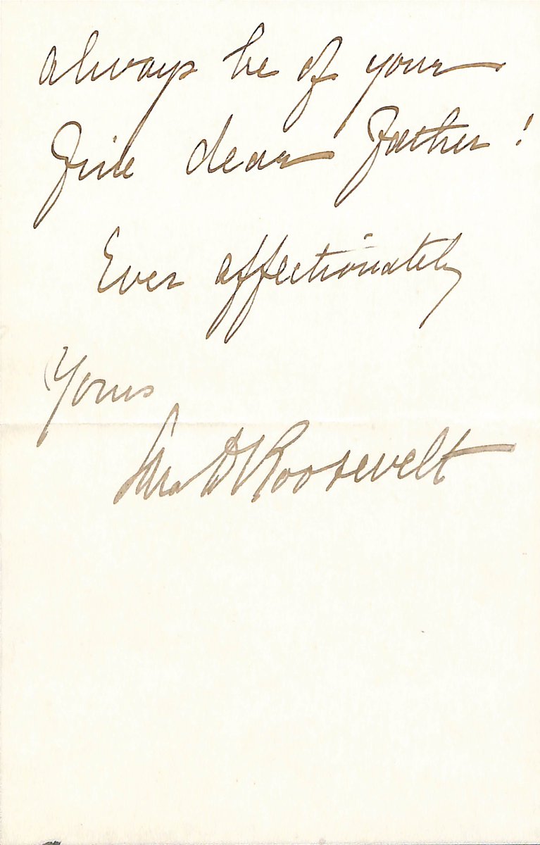 BigelowPapers's tweet photo. December 27, 1911- A letter from Sara Delano Roosevelt to Grace Bigelow. https://t.co/hLltPxa7Ej