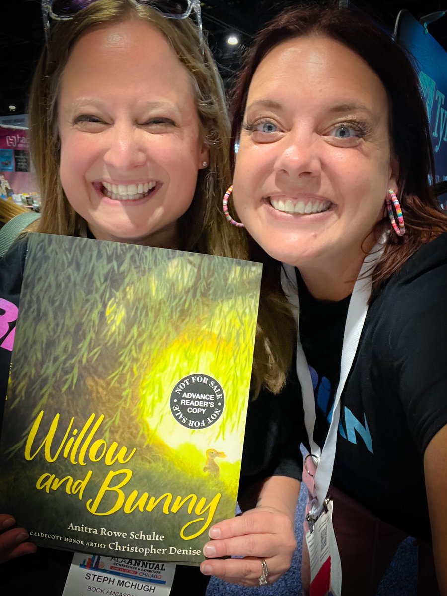 LBookends's tweet image. Another highlight from #ALAAC23 includes getting the ARC of @anitraschulte &amp;amp; @cadenise’s Willow and Bunny! It’s even more stunning than we could have predicted. 🥰🐰