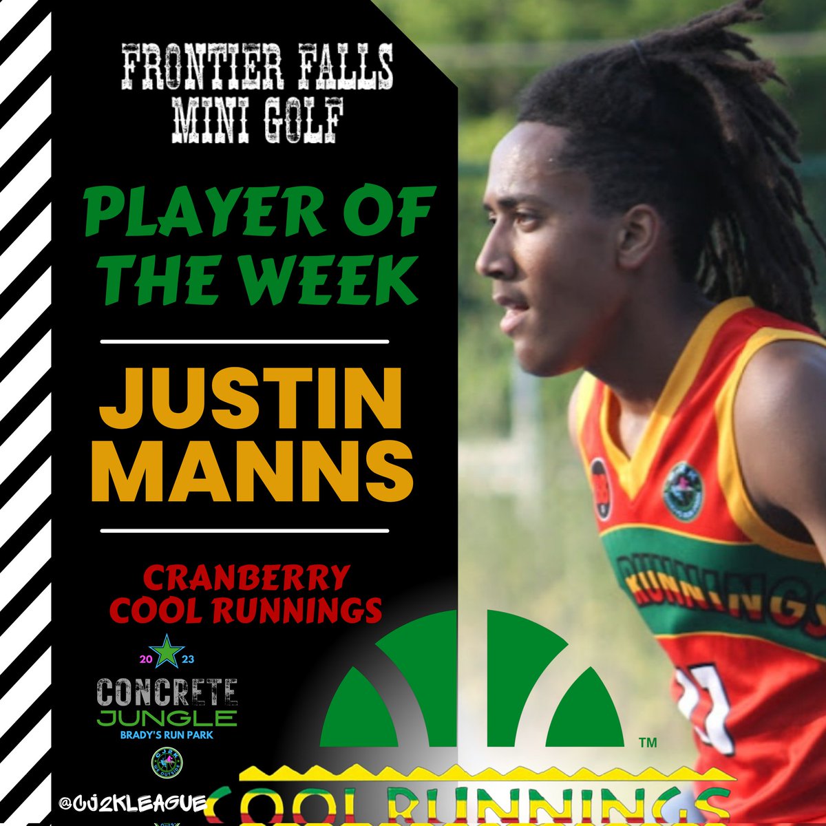 Congratulations to Lilah Turnbull (Ca$h Club) &amp; Justin Manns (Cool Runnings) for being named our FFMG Players of the Week for Week 4. Both players balled out last week &amp; both back in action again tonight!  A free round of mini-golf is coming your way.  Good Luck in the Playoffs!