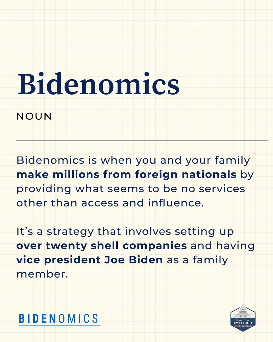 @POTUS This is a more accurate definition of #Bidenomics