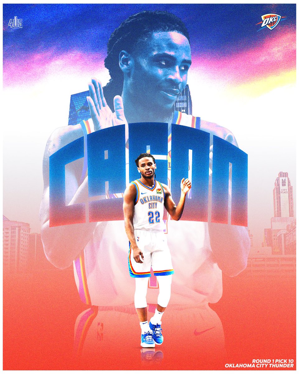 Welcome to the city, @wallace_cason 🤝 #ThunderUp