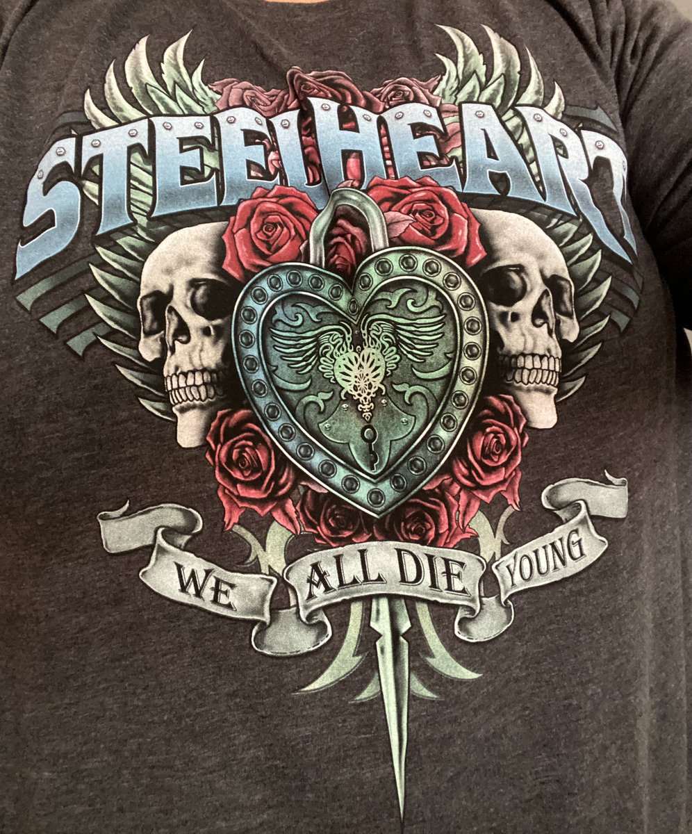 Just received this awesome STEELHEART “We All Die Young” t-shirt to pay tribute to my CHILLIN SUN band mate Kenny Kanowski.Gone much too soon, we miss you 🙏🎸🎙️🪽#kennykanowski #chillinsun #steelheart #steelheartband #wealldieyoung #rockstarmovie #vanillagorilla #doyoulikemetal