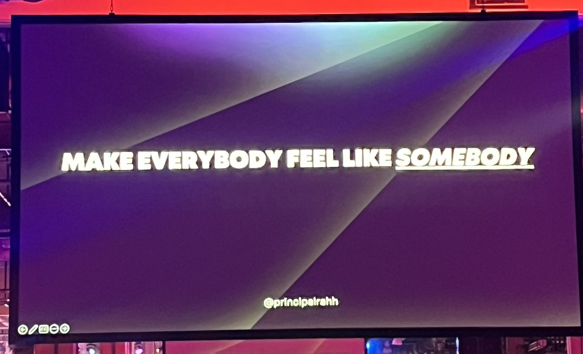 Thank you <a href="/PrincipalRahh/">The Revolutionary Principal</a> for talking about how students can be carrying so much with them. It is time we are the voice for the voiceless and make everybody feel like a somebody!

#GYTOFest23 #WatchUsRise #SchenectadyRising