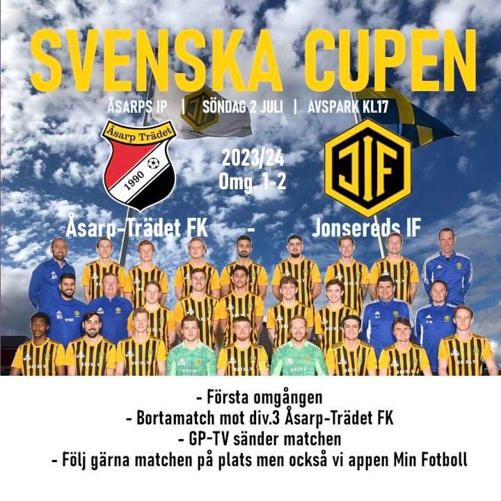 Omgång 1-2 i #svenskacupen 2023/24.