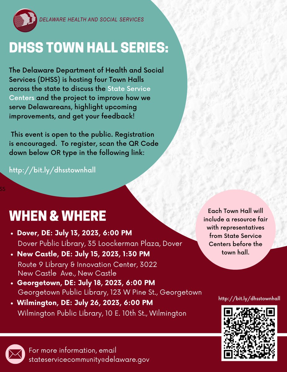 DHSS on Twitter "Help us improve service delivery! DHSS is hosting 4