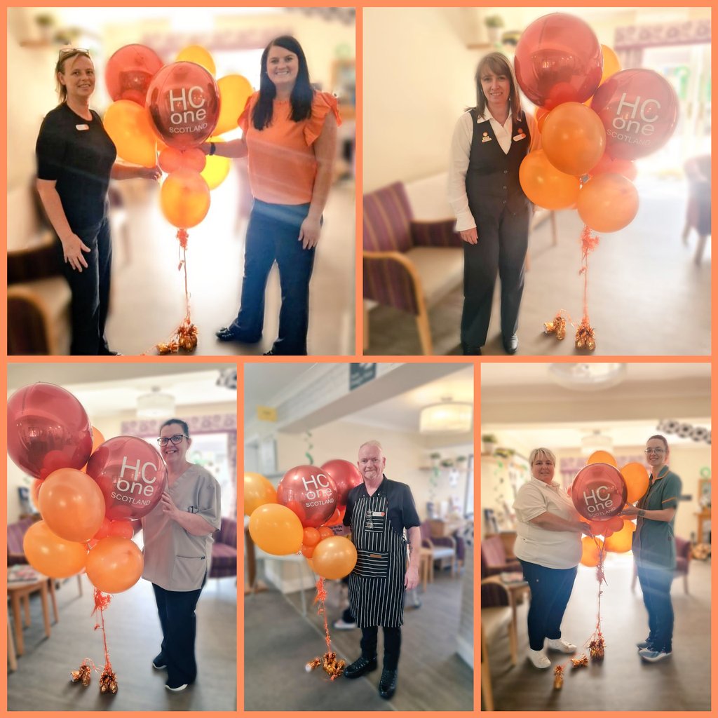 Celebrating with the Douglas View Team the launch of HC-ONE Scotland 🧡
#CareHomeOpenWeek 
@smedley_maxine