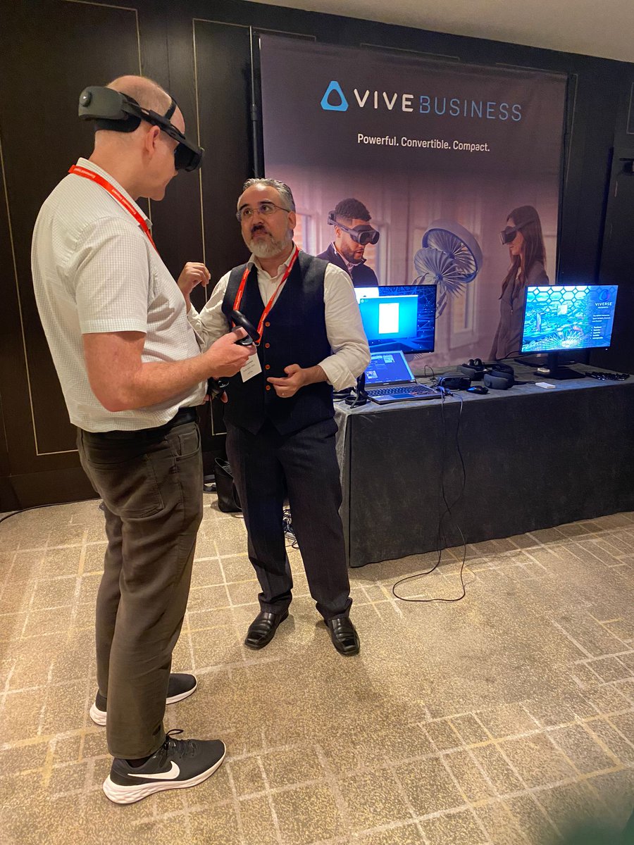 #VIVERSE for Business wowed at the Economist Enterprise Metaverse Summit! Witness the future of business interactions and explore limitless possibilities. Learn more: htcvive.co/3Npri0u #EconEnterpriseMetaverseSummit #HTCVIVE