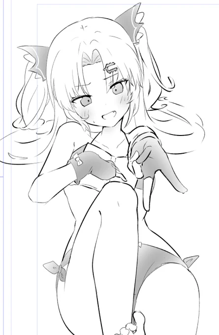 ギャルピができた美少女吸血鬼🦇