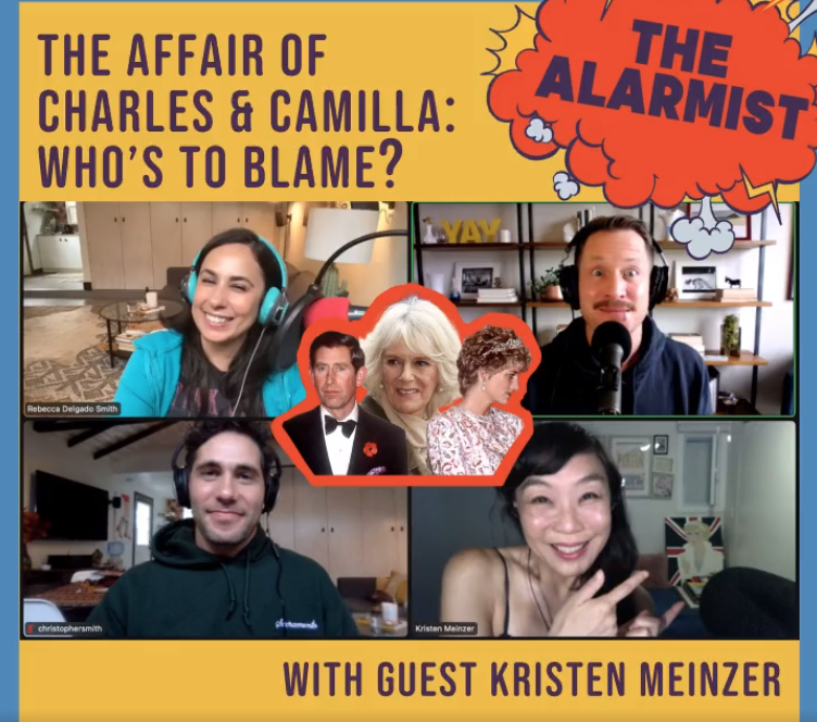 kristenmeinzer's tweet image. Thank you to @AlarmistThe podcast for having me back on to talk about the affair of King Charles and Camilla, and who might be to blame for it! It's always so fun to laugh and unpack history with this crew! podcasts.apple.com/us/podcast/the…