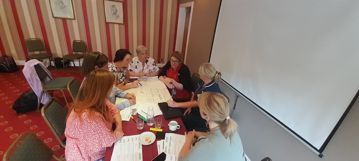 GemWin2's tweet photo. Such a buzz in the room this afternoon 👏 a beneficial time, connecting, sharing visions &amp; goal setting. Thank you @ck565 and co. #ServicePlanning over a cuppa ✔️📊🤰 @SouthernHSCT Midwives Stronger together 💪🏾 https://t.co/wacvRdMhpi