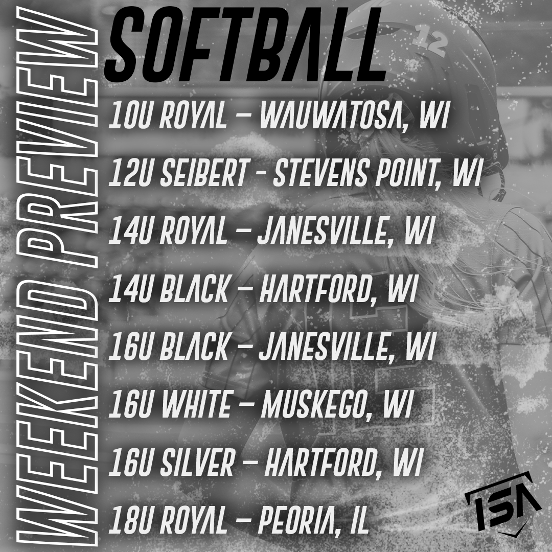 ISA_Softball's tweet photo. 🚨WEEKEND PREVIEW🚨

#ISAProud #MakeAnImpact #TournamentSeason https://t.co/9ZGVRCLelj