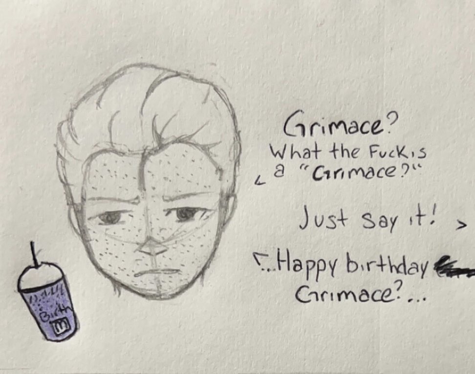 dinosaurkorey's tweet photo. "Happy birthday grimace?" @LifeIsStrange #nathanprescott #LifeIsStrange https://t.co/uMffb77hxG