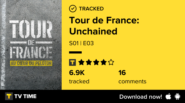 Dim1971's tweet image. I've just watched episode S01 | E03 of Tour de France: Unchained! tvtime.com/r/2S1Ti #tvtime