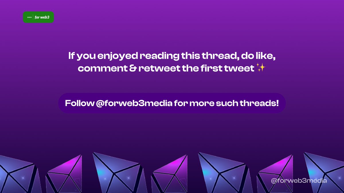 forweb3media's tweet photo. 🙏 Please like, comment & retweet the first tweet if you enjoyed this thread!
Follow @forweb3media for more such threads!
#ethereum #ETHWaterloo #ethglobal #forweb3 #recapthread #crypto #developers #coding #programming #blockchain #cryptocurrency #ETH #hackathon #builders #web3 https://t.co/pXFm69P1MG