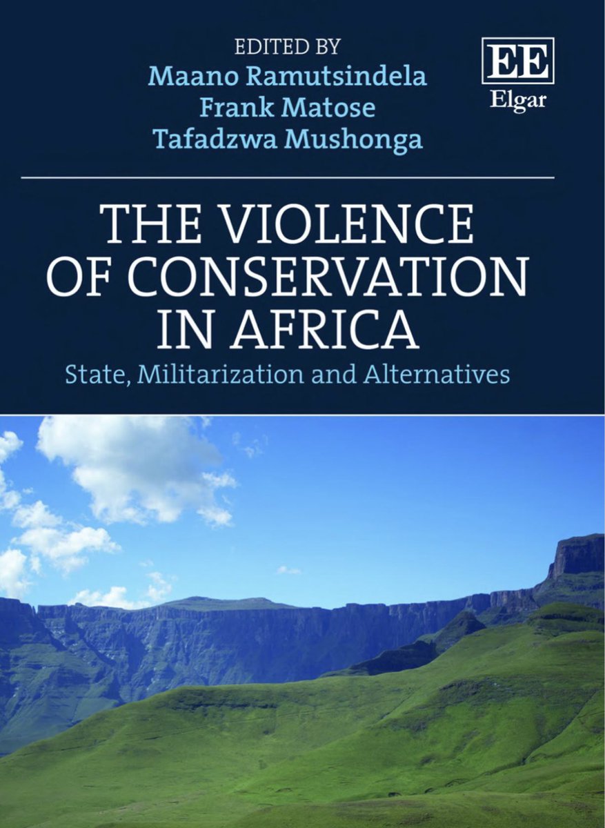 #POLLEN23 yesterday there was the book launch of “The violence of conservation in Africa” by @maanorams, @Taffytooth1 & Frank Matose; who encourage us all to continue to strive for, and think about non-violent conservation: it is start of a collective - the work will continue