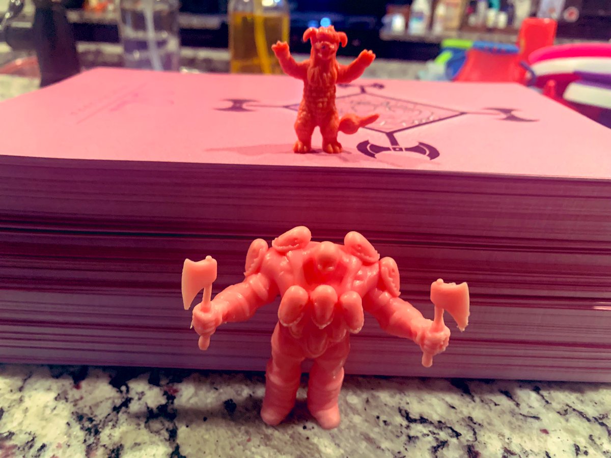 If anyone wants to know this is what 647 Remarques looks like! Less than 150 to go now, we should be printing early in July and fulfilling later in July. #AxWielderJon