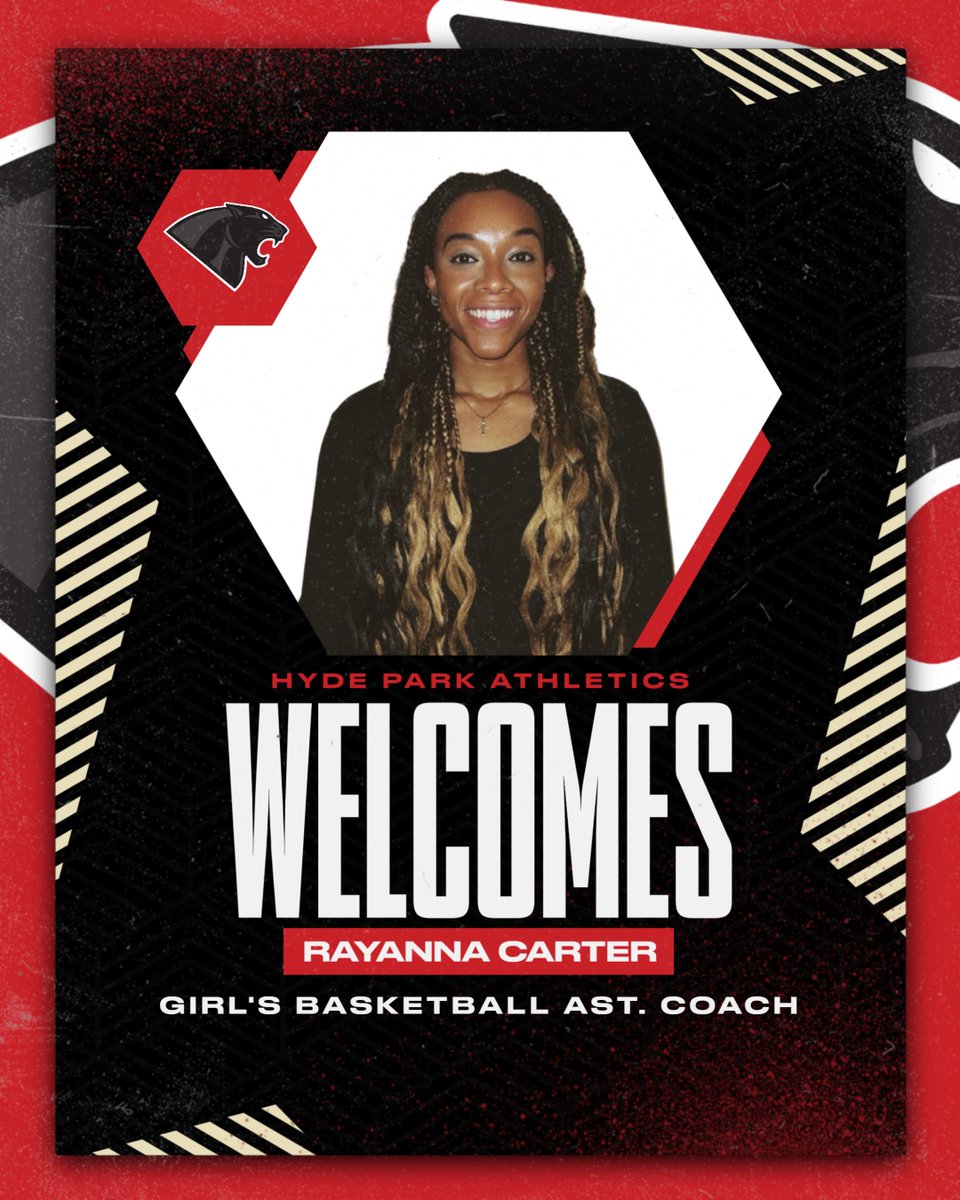 Hyde Park Lady Panther Basketball Staff is pleased to add Rayanna Carter! Coach Carter played collegiately at TAMU Corpus Christi and ended her collegiate playing career at <a href="/OmahaWBB/">Omaha Women’s Basketball</a> Coach comes to us after time on the <a href="/MeanGreenWBB/">UNT Women's Basketball</a> staff! Welcome to HP, Coach Carter!