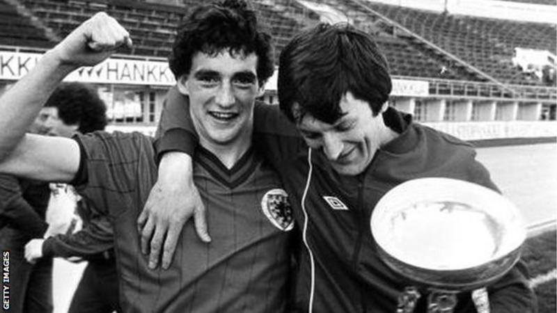 May 1982 - The Maestro becomes the only Scottish captain to lift an international trophy at a UEFA/FIFA tournament in the Under 18 championships in Helskinki.  

Scotland knocked out a Dutch team including van Basten along the way before beating Czechoslovakia in the final.