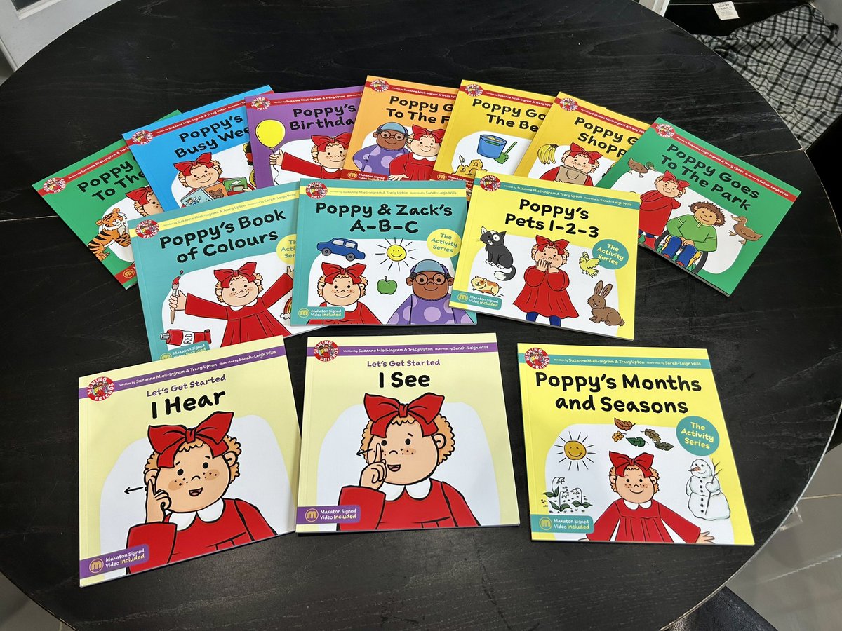 SarahMakaton's tweet photo. O - M - G . . . look what’s been delivered today?!?! 😱😱😱

The @SigningFriends  book bundle 🙌🏻🙌🏻🙌🏻

Not going to lie, it’s a close call over who will be more excited by this news - Alfie or myself 😊

#SigningFriends
#SingingHands

@singinghands https://t.co/9OvLNYPBSQ