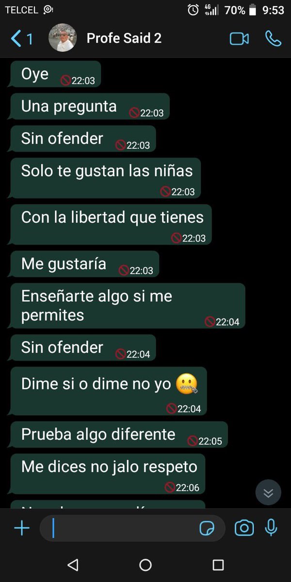 brujasdelmar's tweet photo. #Veracruz | El maestro Said López García, de una Telesecundaria Belisario Domínguez en la comunidad de Teayo, le mandó mensajes obscenos a una menor. Se justifica diciendo que estaba tomado. 

#FueraPedófilosDeLasAulas https://t.co/UG9V92iJuk