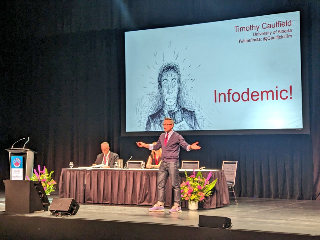 izzybandurek's tweet photo. Outstanding presentation from @CaulfieldTim at @wncd2023 on medical misinformation 🌍💻

💭 Ideology is the big player - appeals to identity work *really* well, and this is across the political spectrum

More on Prof Caulfield👉 https://t.co/EuxJBBk8z7

#ScienceUpFirst #NCDs https://t.co/tEpnJohHXj