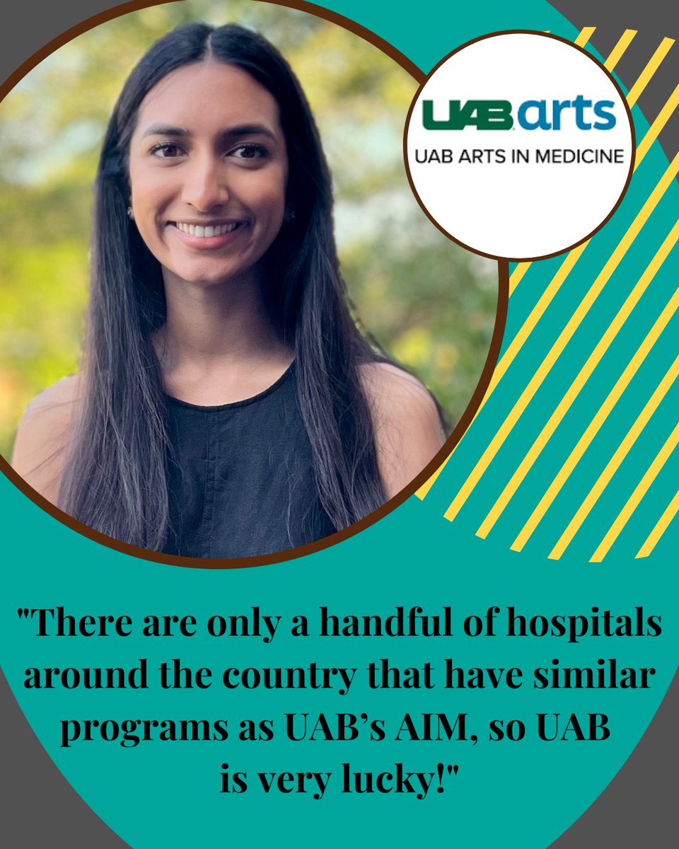 New Fellow Sarika Mullapudi joins up with new Community Partner UAB Arts in Medicine for her service project. Read about how she came to partner with this organization: conta.cc/3NsShbG
#uabheersink #uabaim #asf #service