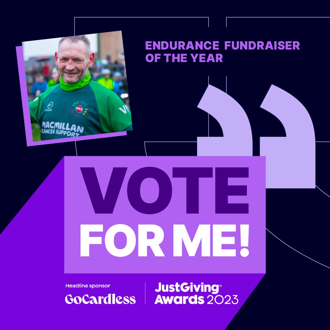Please take a minute &amp; vote for <a href="/Marathon_Man365/">Gary McKee</a> He SO deserves this! 💚
page.justgiving.com/awardsvoting20…