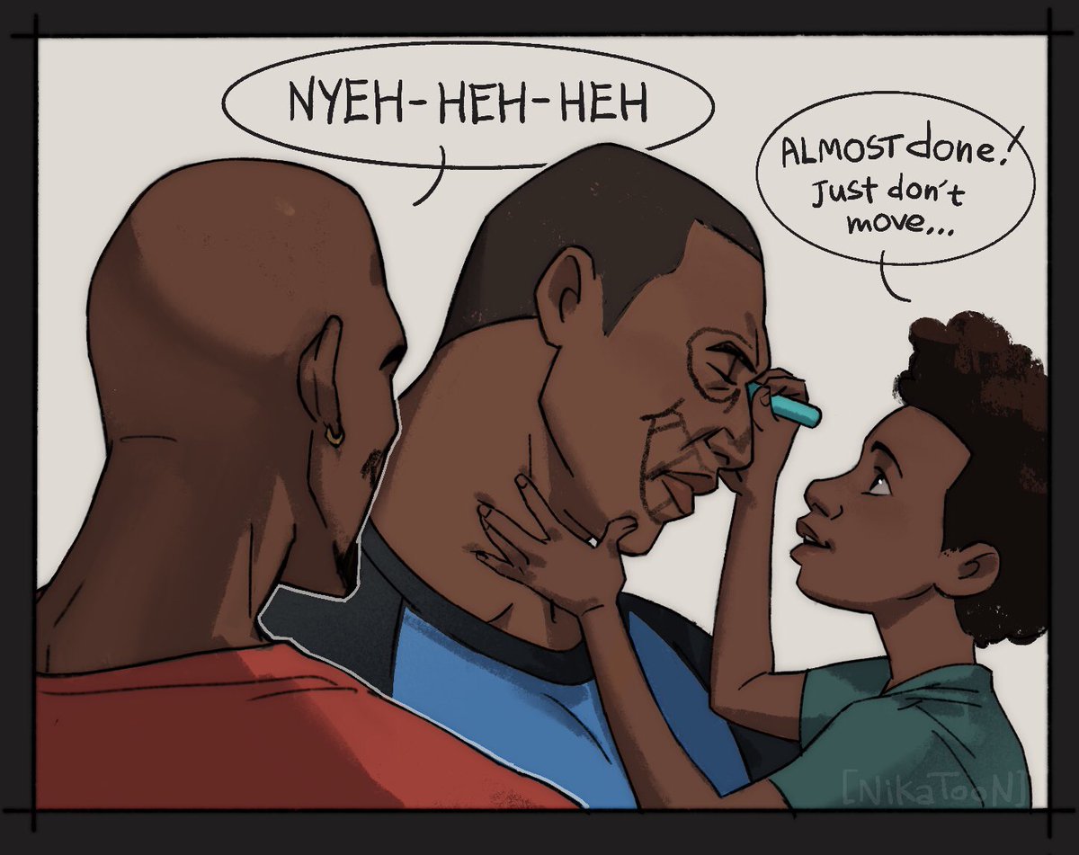 vernonnika's tweet photo. Aaron and Jeff just like Sans and Papyrus but skulls reverse

#AcrossTheSpiderVerse 
#SpiderVerse https://t.co/jjZmSMleZs