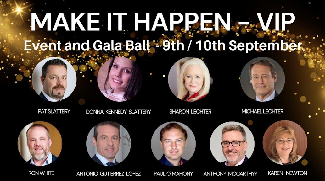 Tickets are selling fast, and we don't want you to miss out. Secure your spot at the Make it Happen VIP Event  Click Here!  tinyurl.com/mrytbchs 

#Dublin #Ireland #makeithappen #cork #galway #onlinebusiness #irishbiz #Oireachtas #COYGIG #kildare #WednesdayMotivation