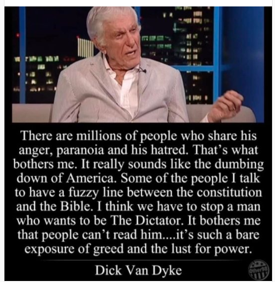 What Dick Van Dyke said in 2016 still applies in 2023