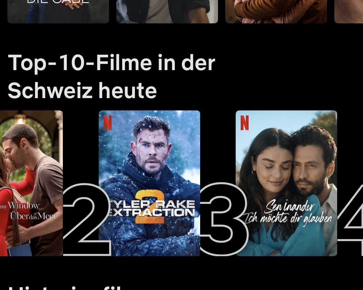 No 3 in Switzerland 🇨🇭 
Congrats 🎉 Sen Inandir
#AycaAyşinTuran 
#EkinKoç