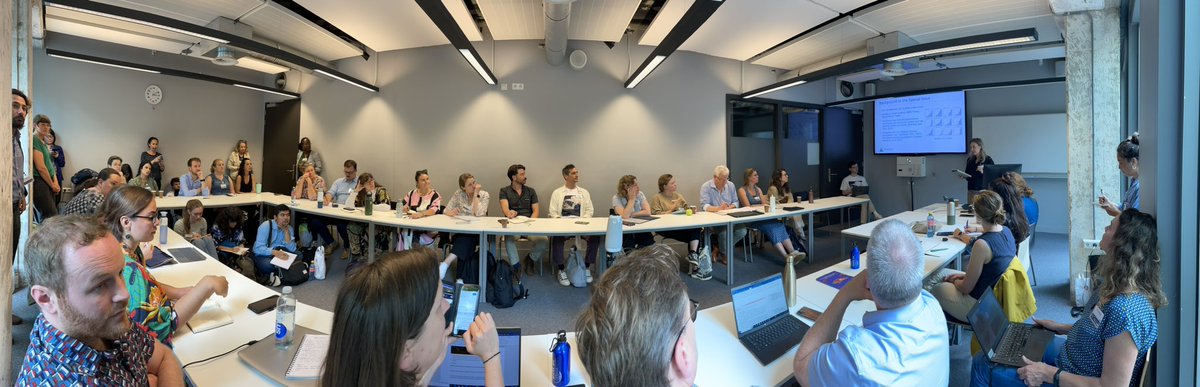 furqan_asif's tweet photo. “It’s like an academic concert!”, I said coming into the standing-room-only #MARE2023 #MAREConference panel on Reflexive marine governance (thx to panel chairs @SchutterMarleen @vantatenhoveJPM @michelle_voyer & @judith_leeuwen for the successful panels & facilitating discussion) https://t.co/MNxHFm88aU