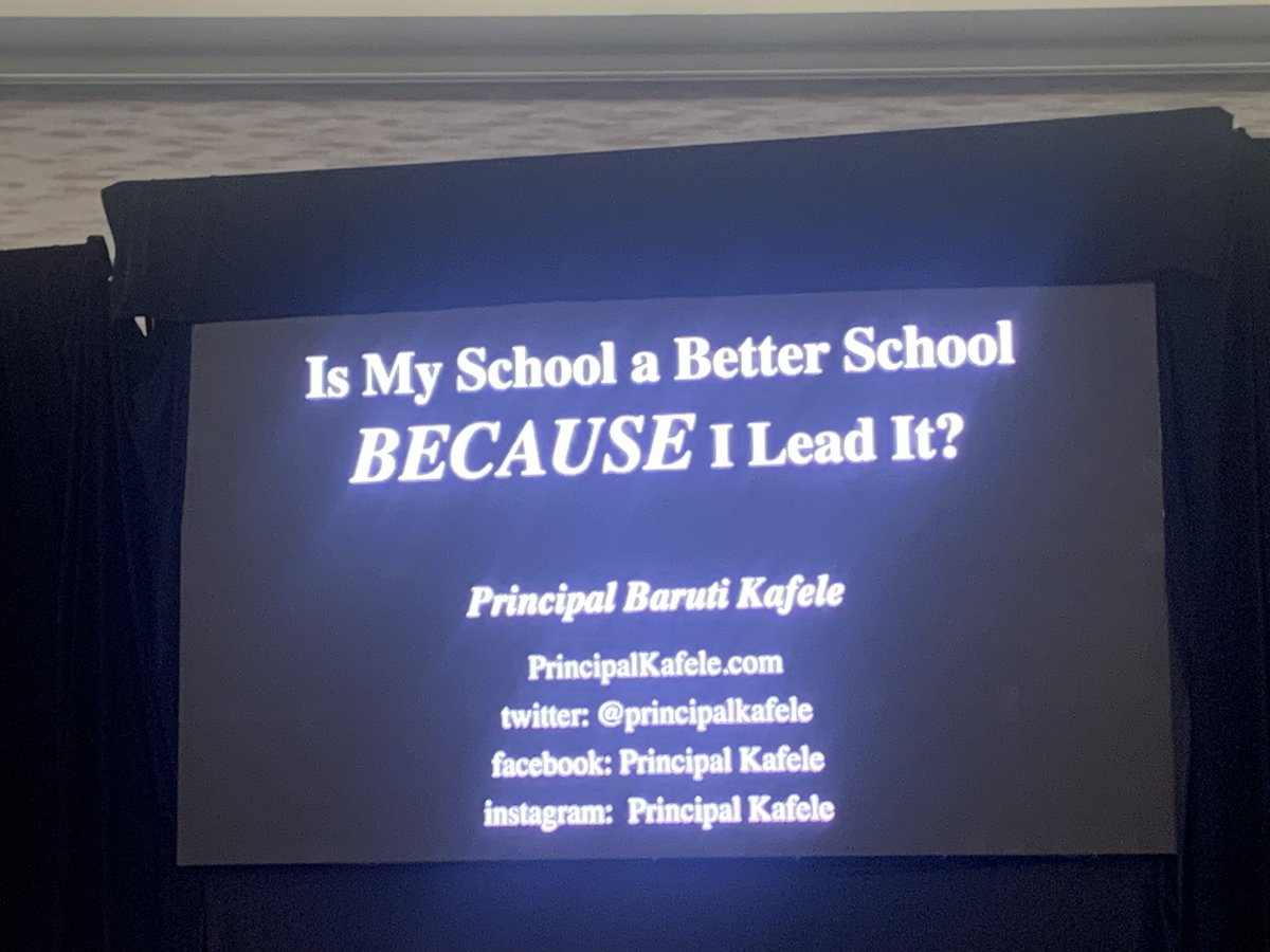 It's not a question of comparison. It's a question of confidence. Always reflecting, always wanting to be better. ~ Principal Baruti Kafele  #edcon23 #massp