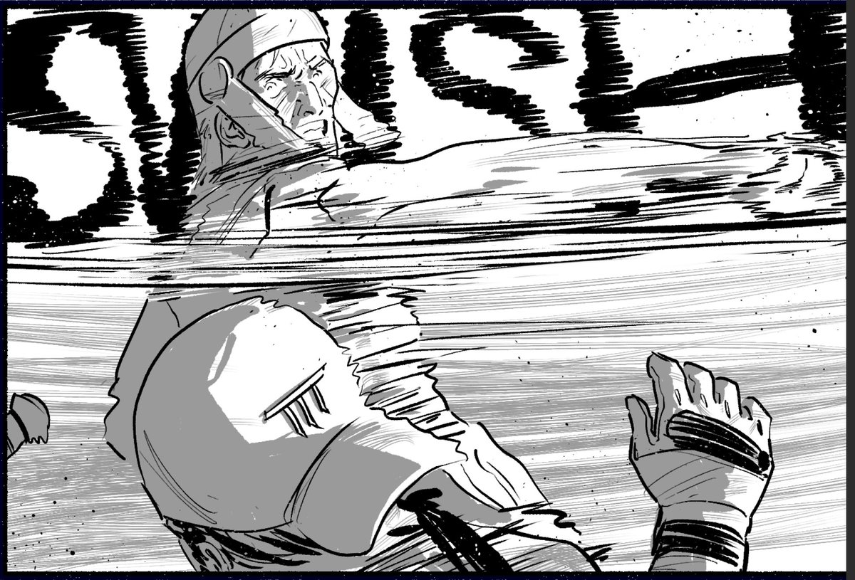 NeridaComic's tweet photo. @TrialsOfBren New #comicbook with writer @billpoore8 about a time traveling ninja, working on my #actionlines https://t.co/wxeNdilP0D